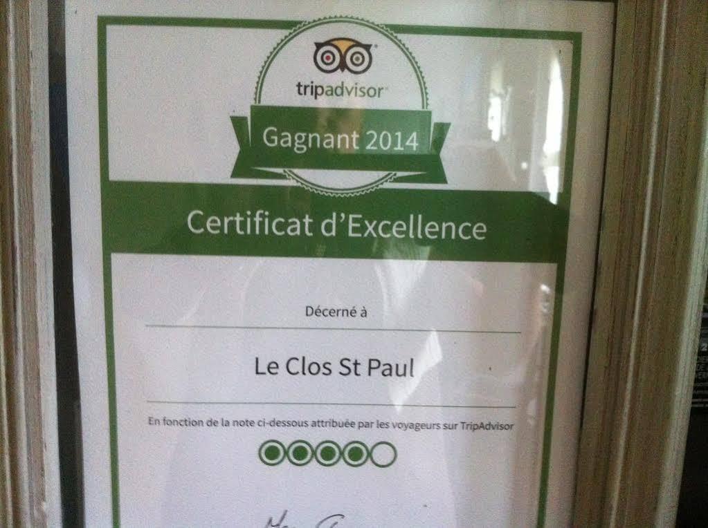 Le Clos Saint Paul Hotel Tourny Buitenkant foto